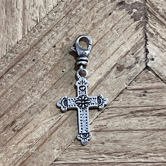 retired Silpada Sterling Silver Brass Charms boy girl dog tree cross U PICK - Picture 14 of 15